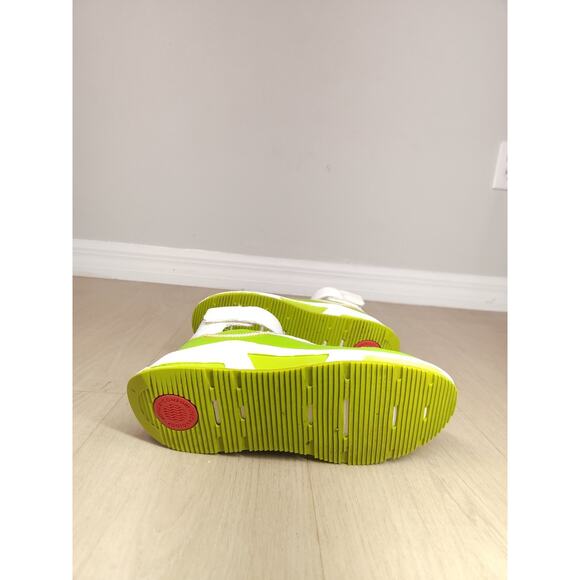 FitFlop EU 37 (US 6) green / white comfortable Sneaker Excellent condition - Picture 7 of 11